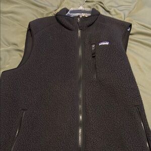 Patagonia Midnight Black Fleece Vest